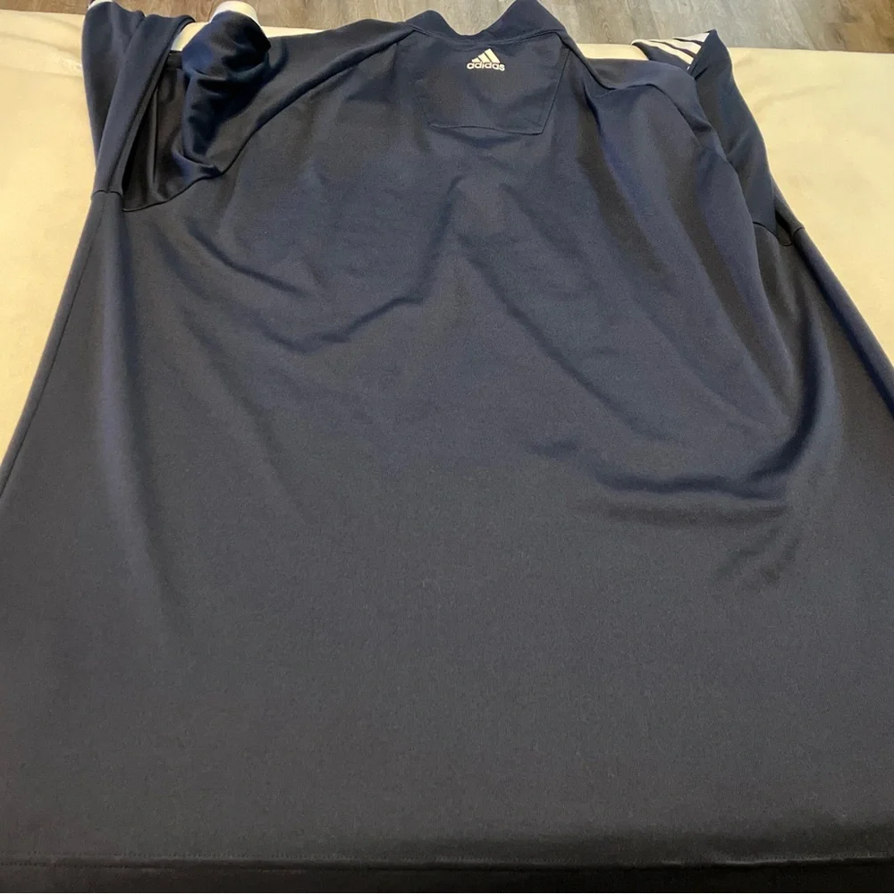 Adidas Climalite Navy Pullover - Picture 3 of 5